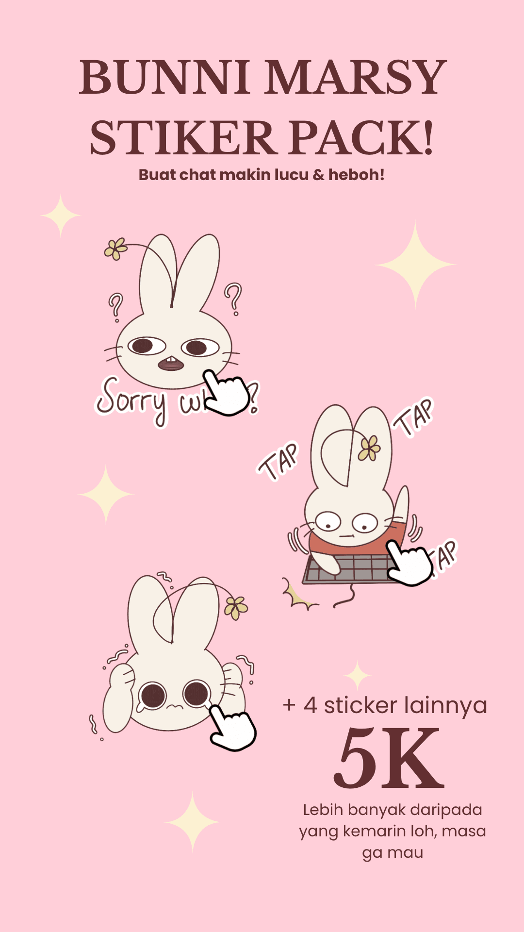 7 Bunni Marsy Sticker Pack
