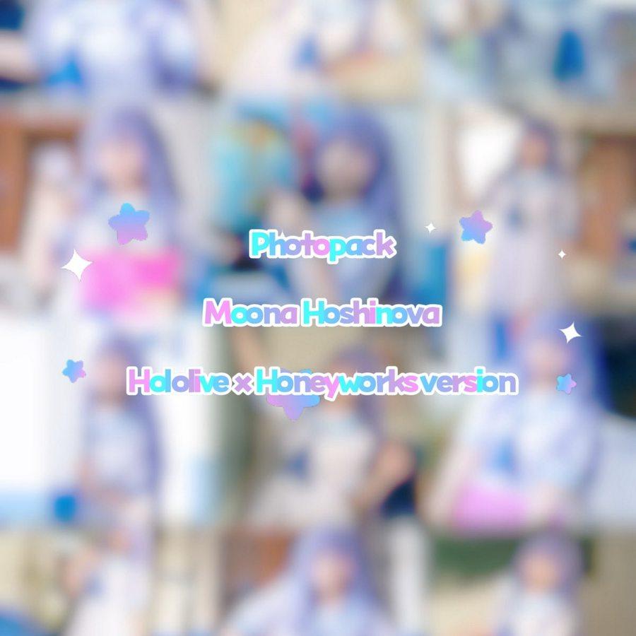Photopack Moona Hololive x Honeyworks seifuku
