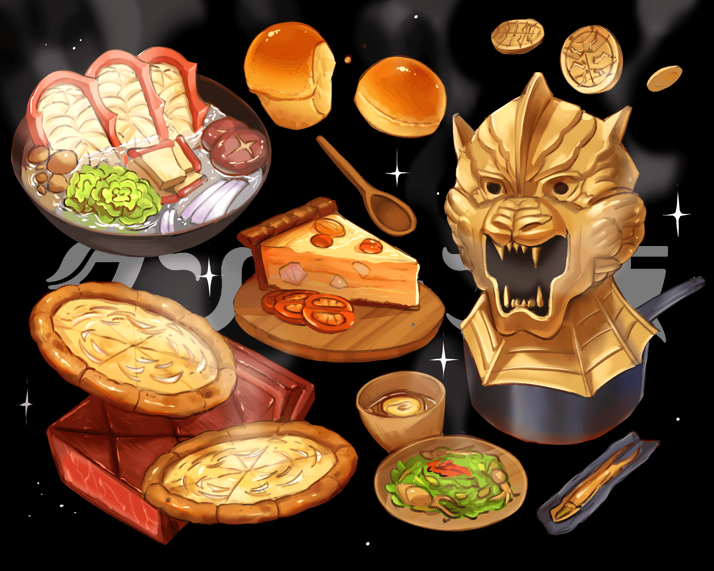 dungeon meshi foods