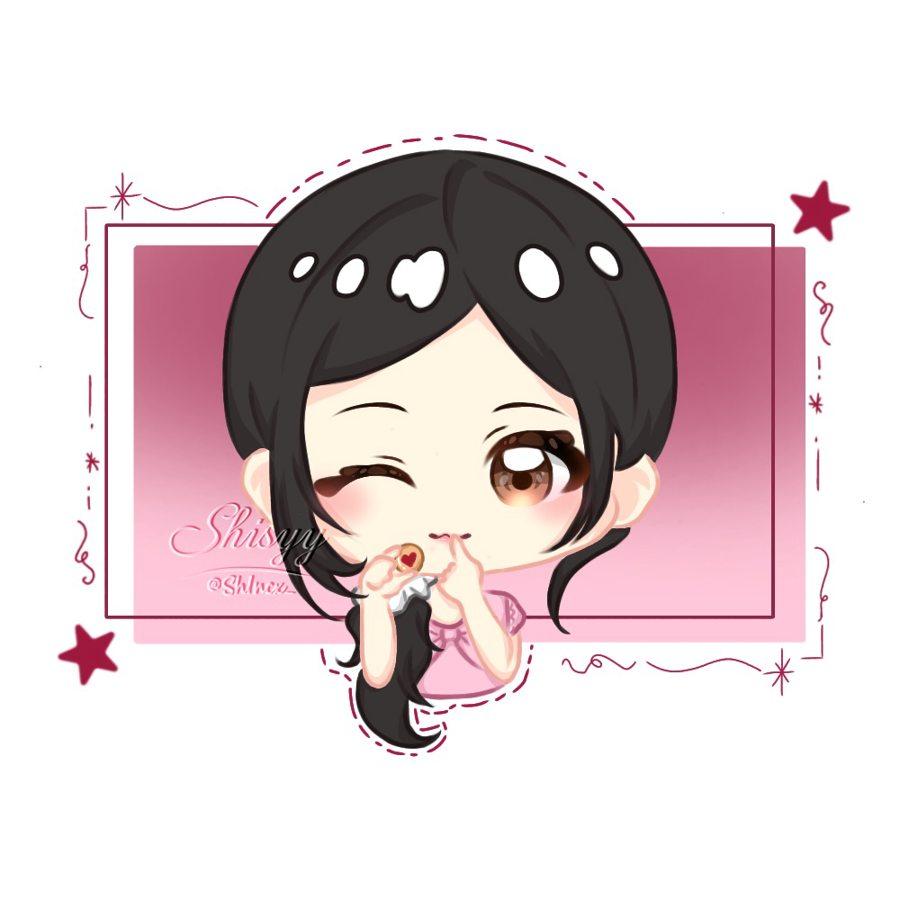 Chibi half body