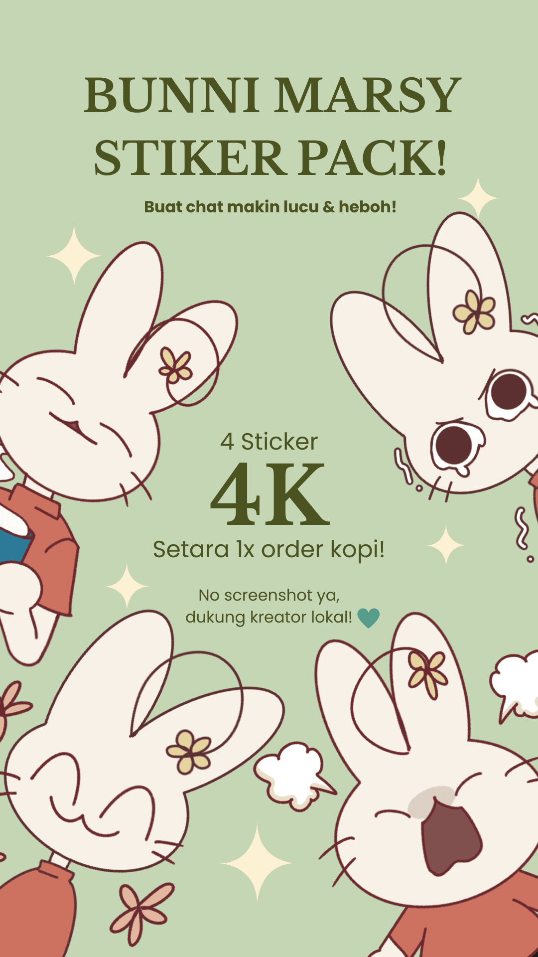 Bunni Marsy Sticker Pack