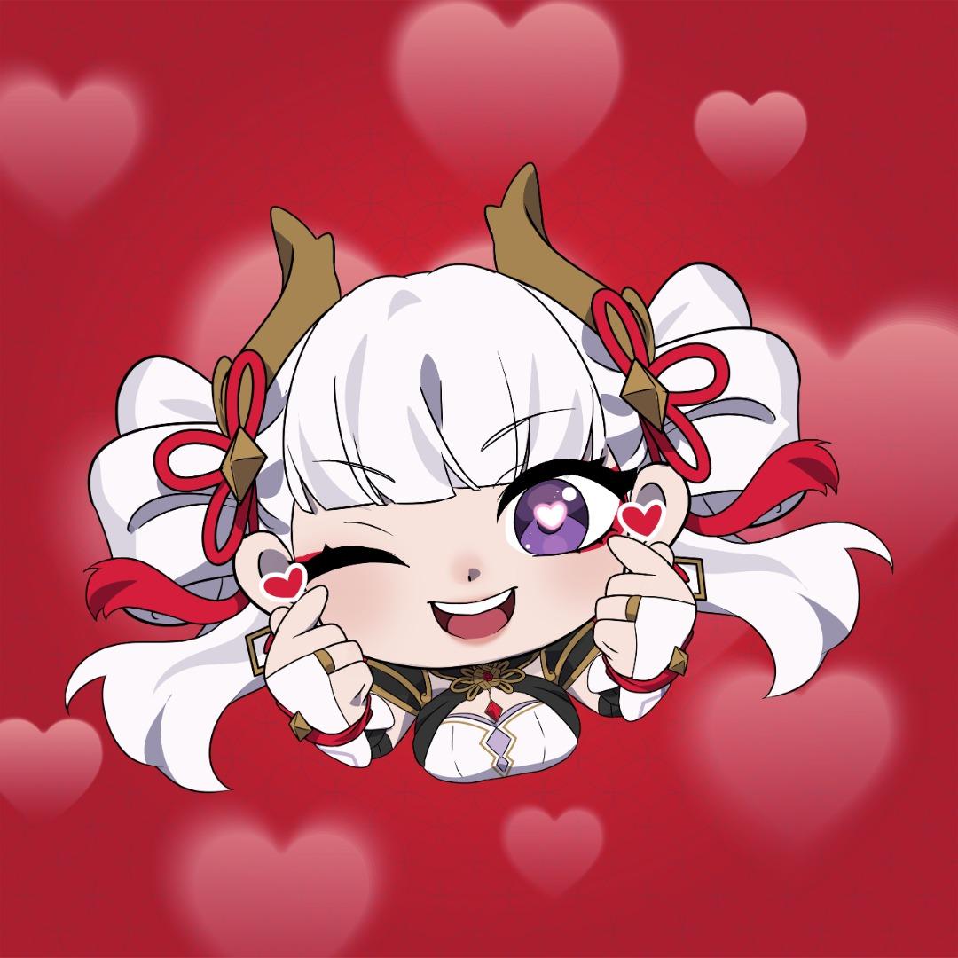 Sticker Emotes FUYUKO DIJAMIN SUPER GEMASH ā¤ļø