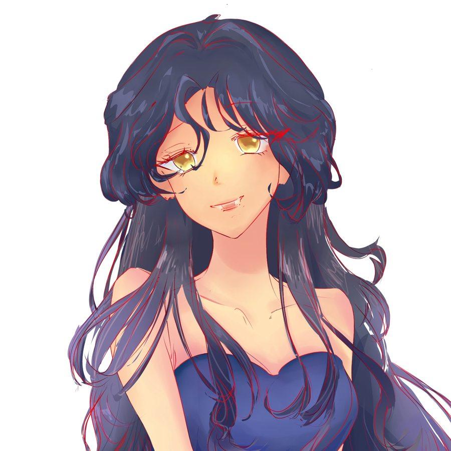 Bust up illustration