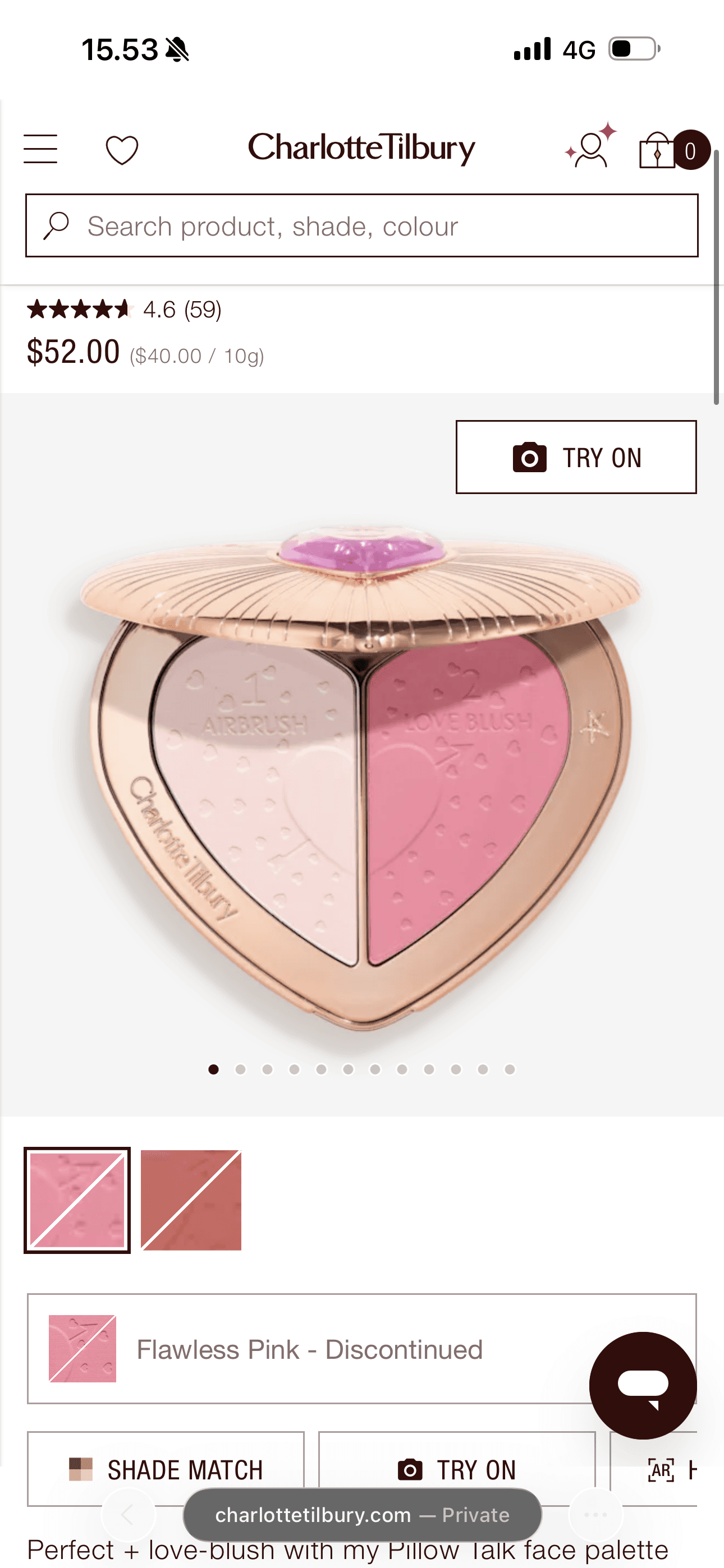PILLOW TALK BEAUTY SOULMATES FACE PALETTE