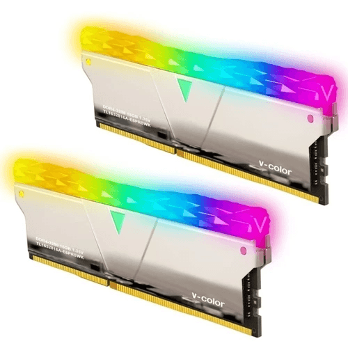 V-COLOR PRISM PRO RGB DDR4 32GB (2x16GB) 3600MHz - SILVER